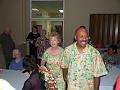 Pam and Tomasi arrive at the reception